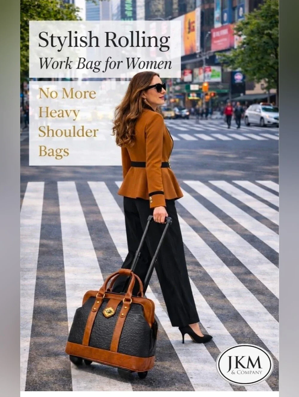 JKM Rolling Laptop Bag
